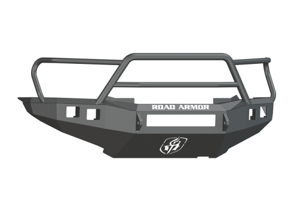 Road Armor - Road Armor 905R5B-NW Front Stealth Non-Winch Bumper with Square Light Holes + Lonestar Guard Toyota Tacoma 2012-2015