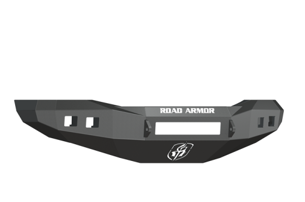 Road Armor - Road Armor 406R0B-NW Front Stealth Non-Winch Bumper with Square Light Holes Dodge RAM 2500/3500 2006-2009