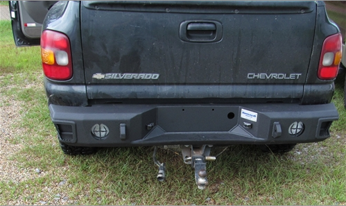 Hammerhead Bumpers - Hammerhead 600-56-0120 Rear Bumper without Sensors Chevy Silverado 1500 1999-2006 Step Side