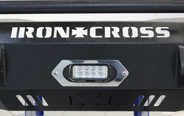 Iron Cross - Iron Cross IC-CLRECT Center Bracket and 6" LED Light for Iron Cross Bumpers