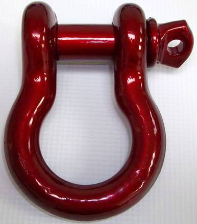 Iron Cross - 3/4" Shackles Crimson Pair