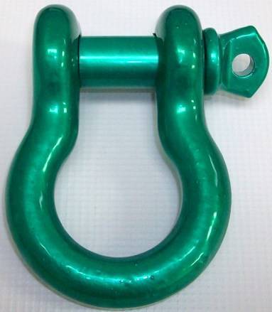 Iron Cross - 3/4" Shackles Candy Green Pair