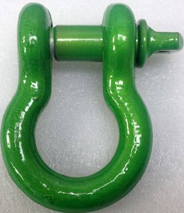 Iron Cross - 3/4" Shackles Candy Lime Green Pair