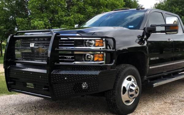 American Built - American Built CC23152 Cowboy Front Bumper Chevy Silverado 2500HD/3500 2015-2019