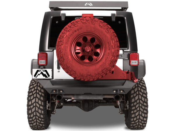 Fab Fours - Fab Fours JK07-Y1251-1 Premium Rear Bumper Jeep Wrangler JK 2007-2018