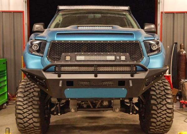 Addictive Desert Designs - ADD F747315000103 Honey Badger Front Bumper without Winch Mount Toyota Tundra 2014-2018