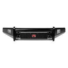 Fab Fours - Fab Fours GM07-K2161-1 Black Steel Front Bumper No Guard GMC Sierra 1500 2007-2013