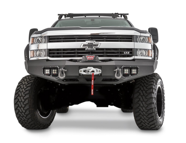 Warn - Warn 100921 Ascent Front Bumper Chevy Silverado 2500HD/3500 2015-2019