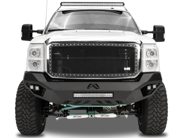 Fab Fours - Fab Fours FS11-V2551-1 Vengeance Front Bumper No Guard Ford F250/F350 2011-2016