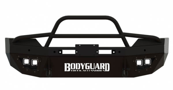 Bodyguard - Bodyguard T2FGC141X Sport T2 Series Front Bumper Chevy Silverado 1500 2014-2015