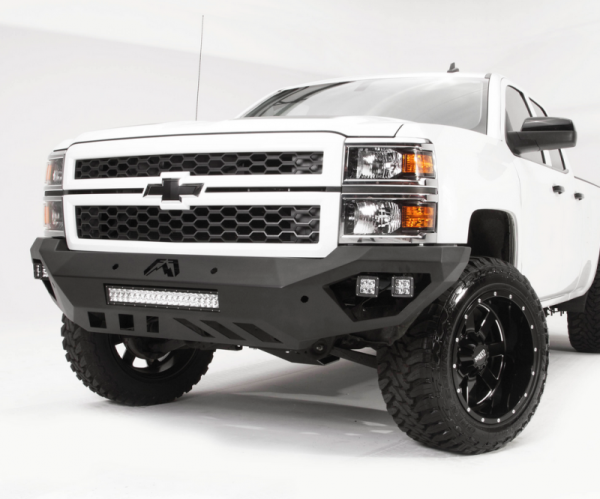 Fab Fours - Fab Fours CS14-D3051-1 Vengeance Front Bumper No Guard Chevy Silverado 1500 2014-2015