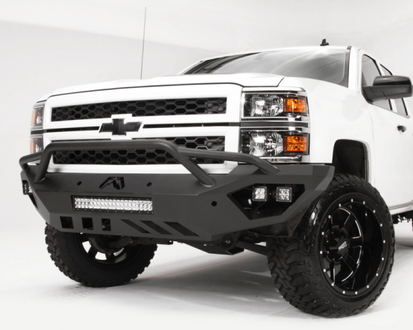 Fab Fours - Fab Fours CS14-D3052-1 Vengeance Front Bumper with Pre-Runner Chevy Silverado 1500 2014-2015