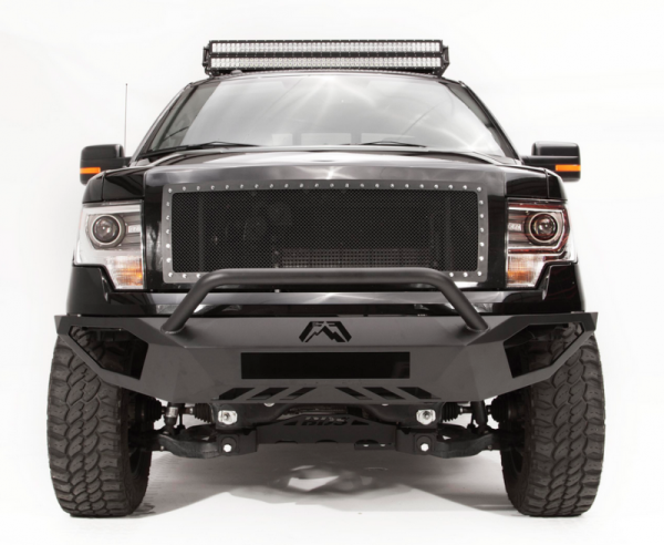 Fab Fours - Fab Fours FF09-D1952-1 Vengeance Front Bumper with Pre-Runner Ford F150 2009-2014