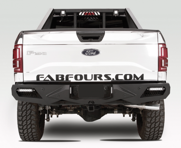 Fab Fours - Fab Fours FF09-E1751-1 Vengeance Rear Bumper with Sensor Holes Ford F150 2009-2014