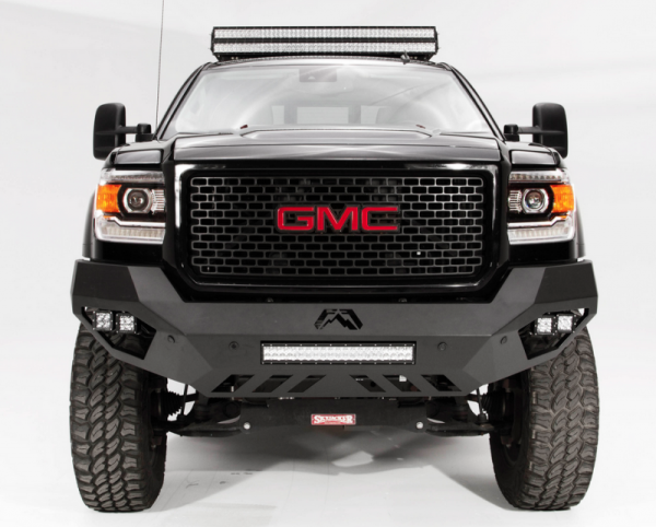 Fab Fours - Fab Fours GM15-V3151-1 Vengeance Front Bumper No Guard GMC Sierra 2500HD/3500 2015-2019