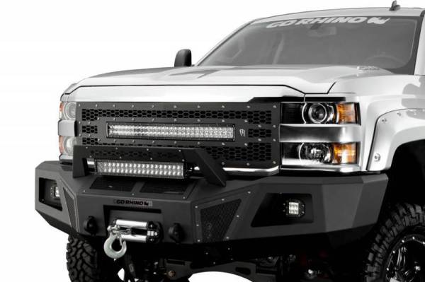 Go Rhino - Go Rhino 24171T BR5 Front Bumper Chevy Silverado 1500 2014-2015