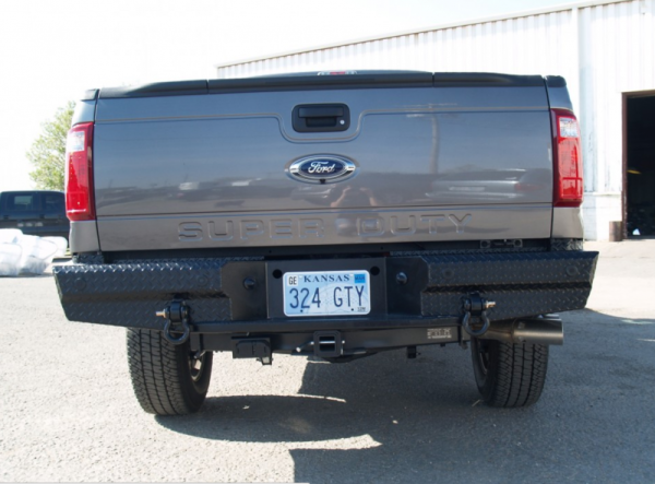 Thunderstruck - Thunderstruck FSD99-300 Premium Rear Bumper with Sensor Holes Ford F250/F350 1999-2016