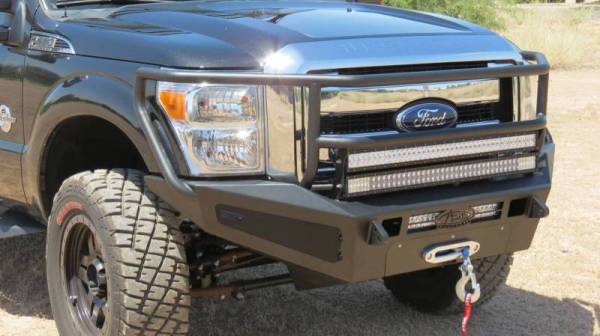 Addictive Desert Designs - ADD F067555040103 Winch Honey Badger Rancher Front Bumper Ford F250/F350 2011-2016