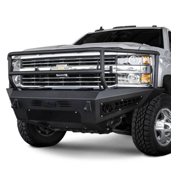 Addictive Desert Designs - ADD F347335010103 Honey Badger Rancher Front Bumper Chevrolet Silverado 2500HD/3500 2015-2017