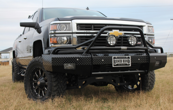 Ranch Hand - Ranch Hand BSC16HBL1 Summit Bullnose Front Bumper Chevy Silverado 1500 2016-2018