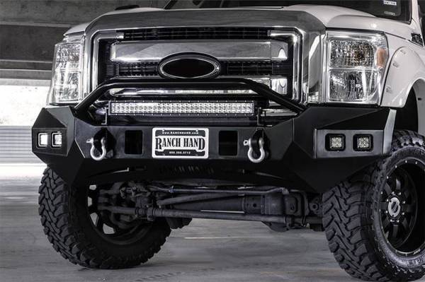 Ranch Hand - Ranch Hand BHF15HBMT Horizon Series Front Bumper with Push Bar Ford F150 2015-2017