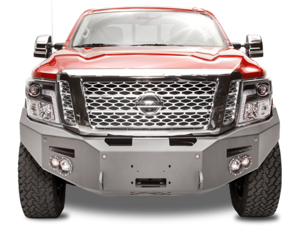 Fab Fours - Fab Fours NT16-F3751-1 Winch Front Bumper Nissan Titan 2016-2017