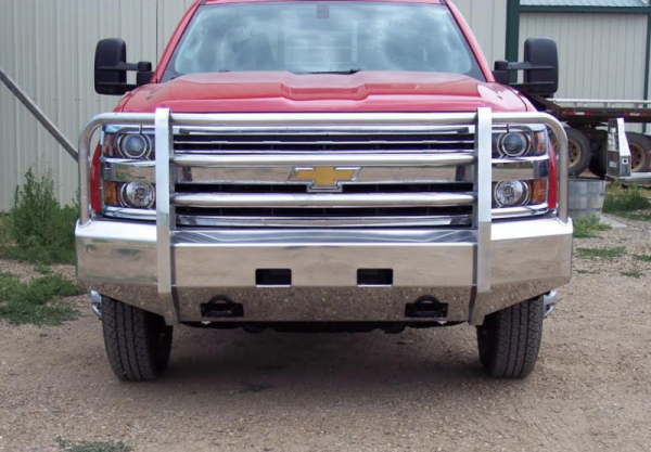 Truck Defender - Truck Defender Aluminum Front Bumper Chevy Silverado 2500HD/3500 2015-2019