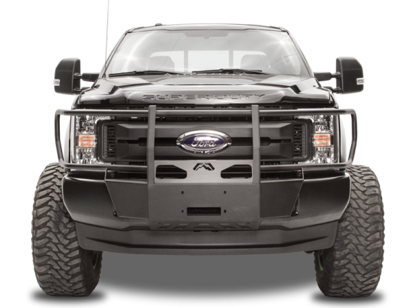 Fab Fours - Fab Fours FS17-N4170-1 Full Guard Winch Mount Ford F250/F350 2017-2018