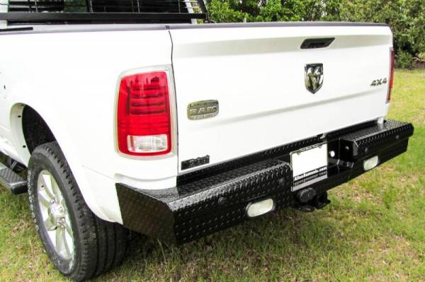 American Built - American Built RD223102 Cowboy Rear Bumper with Lights Dodge RAM 2500/3500 2010-2013