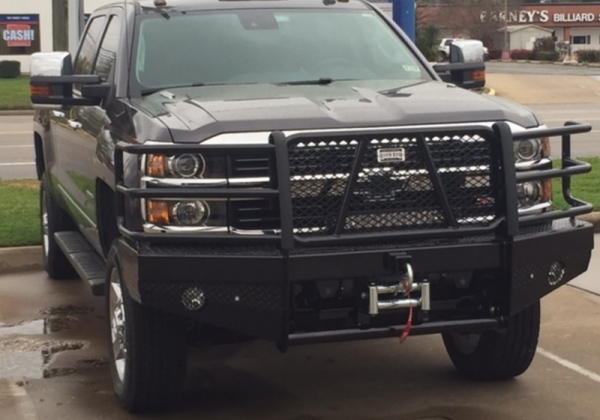 Ranch Hand - Ranch Hand FBC155BLR Sport Winch Front Bumper Chevy Silverado 2500HD/3500 2015-2019