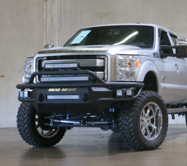 Road Armor - Road Armor SA6114B-NW Front Sahara Non-Winch LED Bumper Ford F250/F350 2011-2016