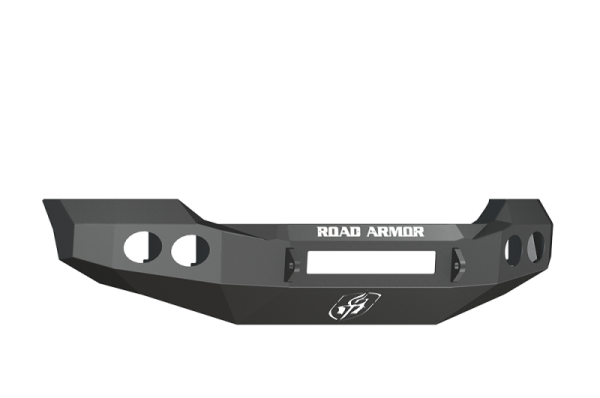 Road Armor - Road Armor 61100B-NW Front Stealth Non-Winch Bumper with Round Light Holes Ford F250/F350 2011-2016