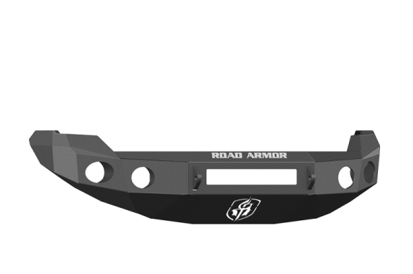 Road Armor - Road Armor 66130B-NW Front Stealth Non-Winch Bumper with Round Light Holes F-150 2009-2014