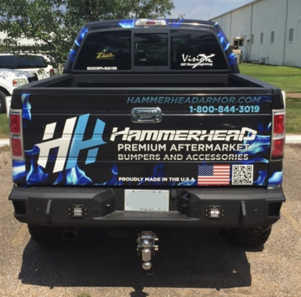 Hammerhead Bumpers - Hammerhead 600-56-0477 Flush Mount Rear Bumper with Sensors Ford Raptor 2010-2014