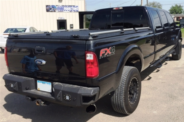 Hammerhead Bumpers - Hammerhead 600-56-0476 Flush Mount Rear Bumper with Sensors Ford F250/F350 1999-2016