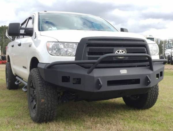 Hammerhead Bumpers - Hammerhead 600-56-0439 Low Profile Front Bumper with Pre-Runner Guard and Square Light Holes Toyota Tundra 2007-2013