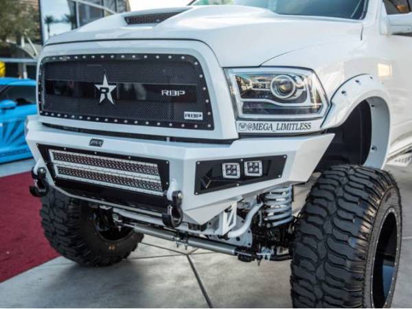 Bodyguard - Bodyguard A2LFBD102X A2L Non-Winch Low Profile Base Front Bumper Dodge 2500/3500 without Sensors 2010-2018