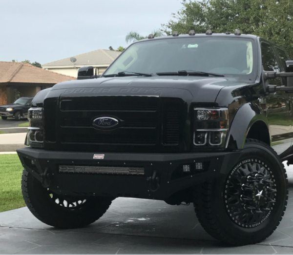 Bodyguard - Bodyguard A2LFBF082X A2L Non-Winch Low Profile Base Front Bumper Ford F250/F350 2008-2010