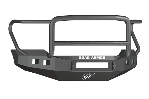 Road Armor - Road Armor 617F5B-NW Front Stealth Non-Winch Bumper with Square Light Holes + Lonestar Guard Ford F250/F350 2017-2018