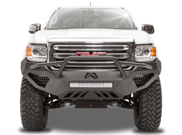 Fab Fours - Fab Fours GC15-D3452-1 Vengeance Front Bumper with Pre-Runner Bar GMC Canyon 2015-2018