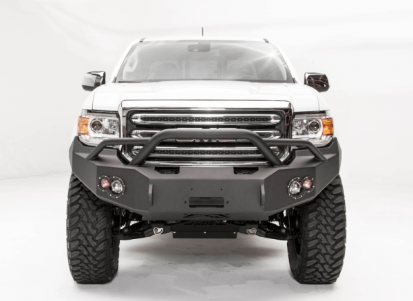 Fab Fours - Fab Fours GC15-H3452-1 Winch Front Bumper with Pre-Runner Bar GMC Canyon 2015-2017