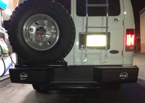 Trail Ready - Trail Ready 18580 Rear Bumper without Tire Carrier Ford Econoline E150/E250/E350/E450 1992-2014