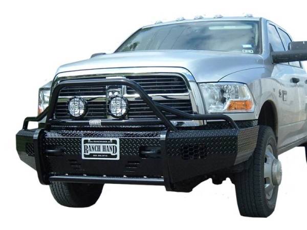 Ranch Hand - Ranch Hand BSD101BL1S Summit Bullnose Front Bumper with Sensor Holes Dodge 2500/3500 2010-2018