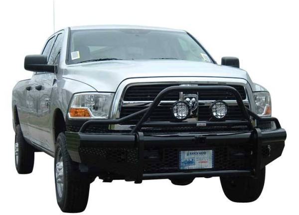 Ranch Hand - Ranch Hand BTD101BLRS Legend Front Bumper Bullnose with Sensor Holes Dodge 2500/3500 2010-2018