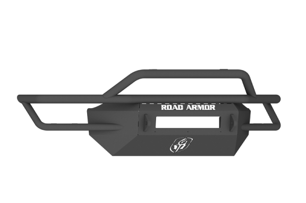 Road Armor - Road Armor SA3144B-NW Front Sahara Non-Winch Bumper Pre-Runner Guard Black Road Armor Chevy Silverado 1500 2014-2015