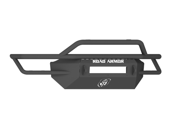 Road Armor - Road Armor SA2154B-NW Front Sahara Non-Winch Bumper Pre-Runner Guard Black Road Armor GMC Sierra 2500HD/3500 2015-2017