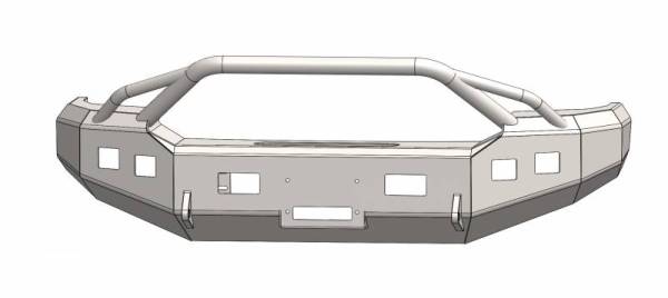 ENGO - ENGO 68-C03-06ABB Front Bumper With Bull Bar Chevy Avalanche 2003-2006