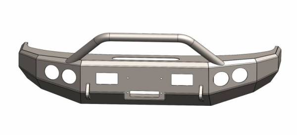 ENGO - ENGO 68-D03-05BB Front Bumper With Bull Bar Dodge RAM 2500/3500 2003-2005