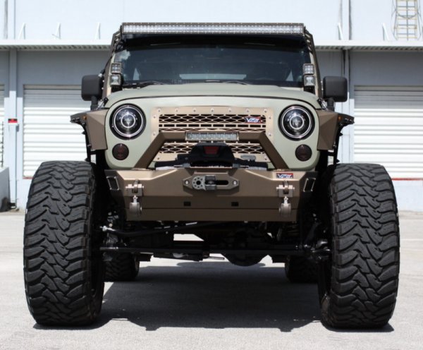 VPR 4x4 - VPR-136 Veneno Front Bumper with Stinger Jeep Wrangler JK 2007-2018