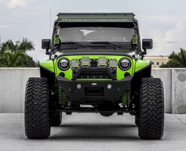 VPR 4x4 - VPR-137-S MP Series Front Bumper Jeep Wrangler JK 2007-2018